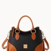 Dooney & Bourke The Pebble Grain Collection | Pebbled Leather^Pebble with Florentine Trim Satchel 30