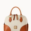 Dooney & Bourke The Pebble Grain Collection | Pebbled Leather^Pebble with Florentine Trim Domed Satchel