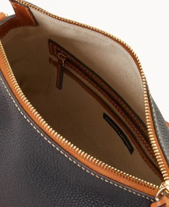 Dooney & Bourke The Pebble Grain Collection | Pebbled Leather^Pebble with Florentine Trim Satchel 30