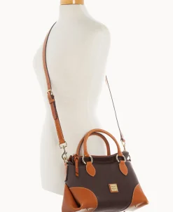 Dooney & Bourke The Pebble Grain Collection | Pebbled Leather^Pebble with Florentine Trim Satchel 30