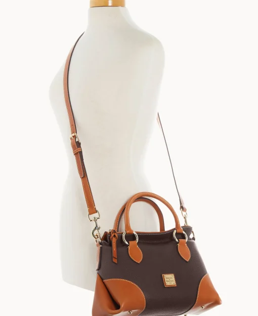 Dooney & Bourke The Pebble Grain Collection | Pebbled Leather^Pebble with Florentine Trim Satchel 30