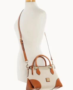 Dooney & Bourke The Pebble Grain Collection | Pebbled Leather^Pebble with Florentine Trim Satchel 30