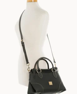 Dooney & Bourke The Pebble Grain Collection | Pebbled Leather^Pebble with Florentine Trim Satchel 30