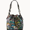 Dooney & Bourke Printed Fabric | Shoulder Bags^Plumes Drawstring