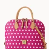 Dooney & Bourke Spring Style | Printed Fabric^Polka Dot Zip Zip Satchel