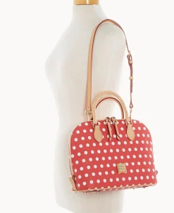 Dooney & Bourke The Polka Dot Collection | Spring Style^Polka Dot Zip Zip Satchel