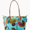Dooney & Bourke Printed Fabric | Shoulder Bags^Roberta Pieri Flower Classic Sm Robertina Tote w Long Handle