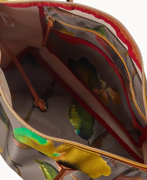 Dooney & Bourke Printed Fabric | Shoulder Bags^Roberta Pieri Flower Classic Sm Robertina Tote w Long Handle