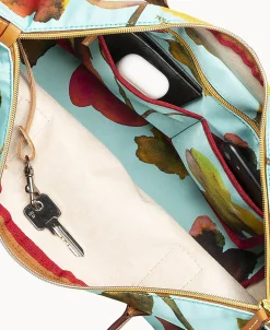 Dooney & Bourke Ready For the Getaway | Printed Fabric^Roberta Pieri Flower Classic Large Robertina Tote