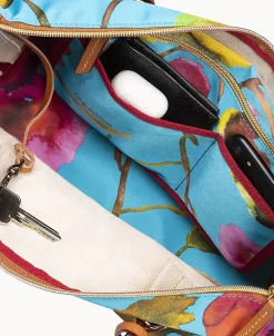 Dooney & Bourke Ready For the Getaway | Printed Fabric^Roberta Pieri Flower Classic Small Robertina Tote