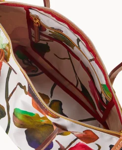 Dooney & Bourke Printed Fabric | Shoulder Bags^Roberta Pieri Flower Classic Sm Robertina Tote w Long Handle