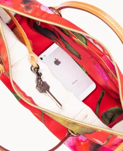 Dooney & Bourke Ready For the Getaway | Printed Fabric^Roberta Pieri Flower Classic Small Robertina Tote