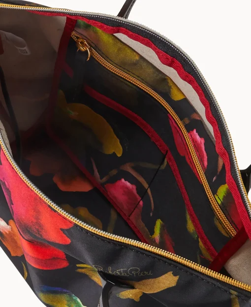 Dooney & Bourke Printed Fabric | Shoulder Bags^Roberta Pieri Flower Classic Sm Robertina Tote w Long Handle