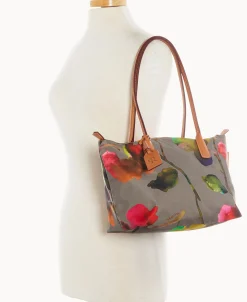 Dooney & Bourke Printed Fabric | Shoulder Bags^Roberta Pieri Flower Classic Sm Robertina Tote w Long Handle