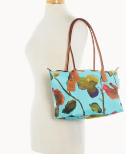 Dooney & Bourke Printed Fabric | Shoulder Bags^Roberta Pieri Flower Classic Sm Robertina Tote w Long Handle