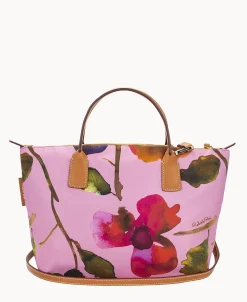 Dooney & Bourke Ready For the Getaway | Printed Fabric^Roberta Pieri Flower Classic Small Robertina Tote