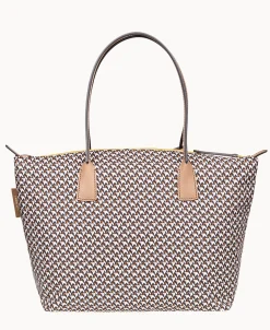 Dooney & Bourke Ready For the Getaway | Printed Fabric^Roberta Pieri Tatami Classic Large Robertina Tote