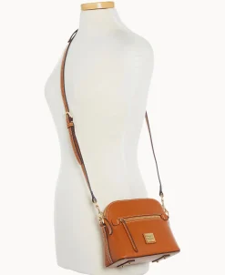 Dooney & Bourke The Saffiano Collection | Textured Leather^Saffiano Domed Crossbody