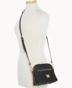 Dooney & Bourke The Saffiano Collection | Textured Leather^Saffiano Domed Crossbody