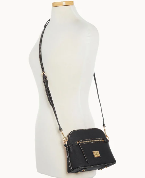 Dooney & Bourke The Saffiano Collection | Textured Leather^Saffiano Domed Crossbody