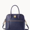 Dooney & Bourke The Saffiano Collection | Textured Leather^Saffiano Domed Satchel