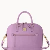 Dooney & Bourke The Saffiano Collection | Ready For the Getaway^Saffiano Domed Zip Satchel