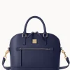 Dooney & Bourke The Saffiano Collection | Ready For the Getaway^Saffiano Domed Zip Satchel