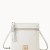Dooney & Bourke The Saffiano Collection | Textured Leather^Saffiano Double Zip Tassel Crossbody
