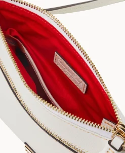Dooney & Bourke The Saffiano Collection | Textured Leather^Saffiano Double Zip Tassel Crossbody