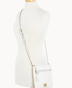 Dooney & Bourke The Saffiano Collection | Textured Leather^Saffiano Double Zip Tassel Crossbody