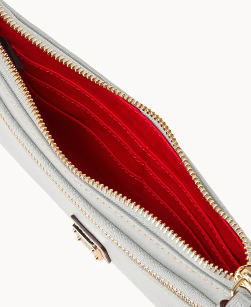 Dooney & Bourke The Saffiano Collection | Grab and Go^Saffiano Double Zip Wristlet