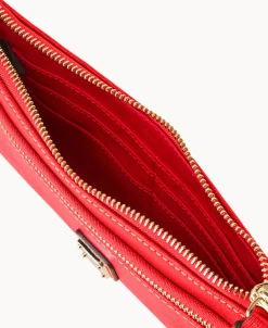 Dooney & Bourke The Saffiano Collection | Grab and Go^Saffiano Double Zip Wristlet