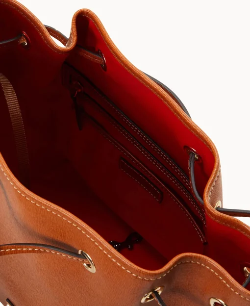 Dooney & Bourke The Saffiano Collection | Textured Leather^Saffiano Drawstring