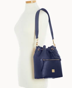 Dooney & Bourke The Saffiano Collection | Ready For the Getaway^Saffiano Drawstring