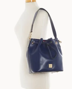 Dooney & Bourke The Saffiano Collection | Textured Leather^Saffiano Drawstring