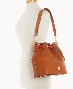 Dooney & Bourke The Saffiano Collection | Textured Leather^Saffiano Drawstring