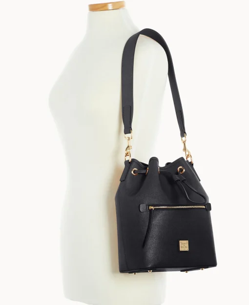 Dooney & Bourke The Saffiano Collection | Ready For the Getaway^Saffiano Drawstring