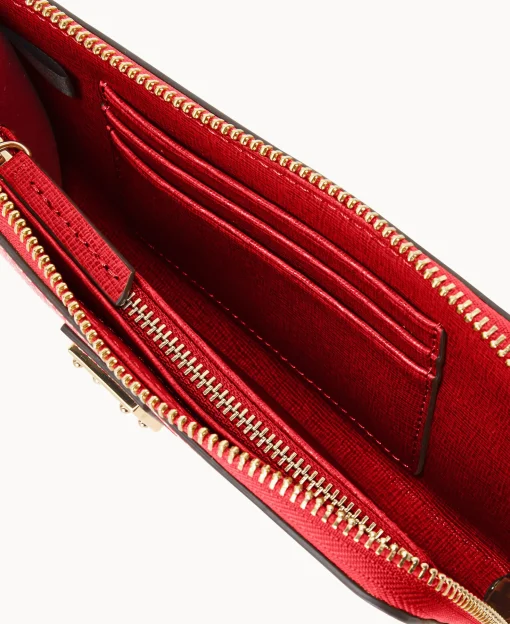 Dooney & Bourke The Saffiano Collection | Grab and Go^Saffiano Folded Zip Wristlet