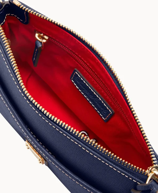 Dooney & Bourke The Saffiano Collection | Textured Leather^Saffiano Ginger Crossbody