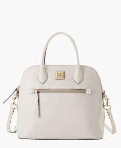 Dooney & Bourke The Saffiano Collection | Textured Leather^Saffiano Large Domed Satchel