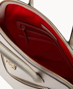Dooney & Bourke The Saffiano Collection | Textured Leather^Saffiano Large Domed Satchel