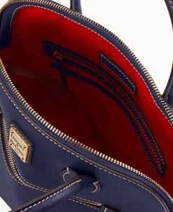 Dooney & Bourke The Saffiano Collection | Textured Leather^Saffiano Large Domed Satchel