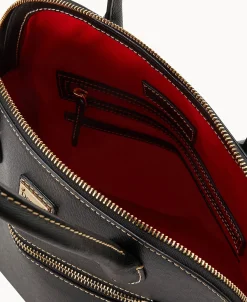 Dooney & Bourke The Saffiano Collection | Textured Leather^Saffiano Large Domed Satchel