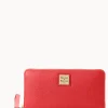 Dooney & Bourke The Saffiano Collection | Grab and Go^Saffiano Large Zip Around Wristlet