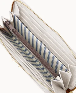 Dooney & Bourke The Saffiano Collection | Grab and Go^Saffiano Large Zip Around Wristlet