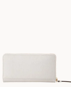 Dooney & Bourke The Saffiano Collection | Grab and Go^Saffiano Large Zip Around Wristlet