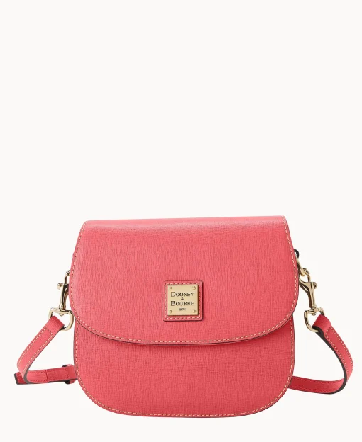 Dooney & Bourke The Saffiano Collection | Textured Leather^Saffiano Saddle Bag