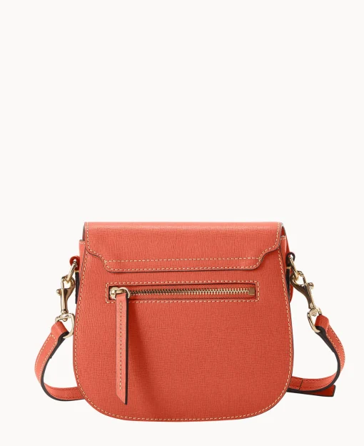 Dooney & Bourke The Saffiano Collection | Textured Leather^Saffiano Saddle Bag