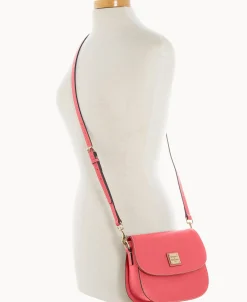 Dooney & Bourke The Saffiano Collection | Textured Leather^Saffiano Saddle Bag