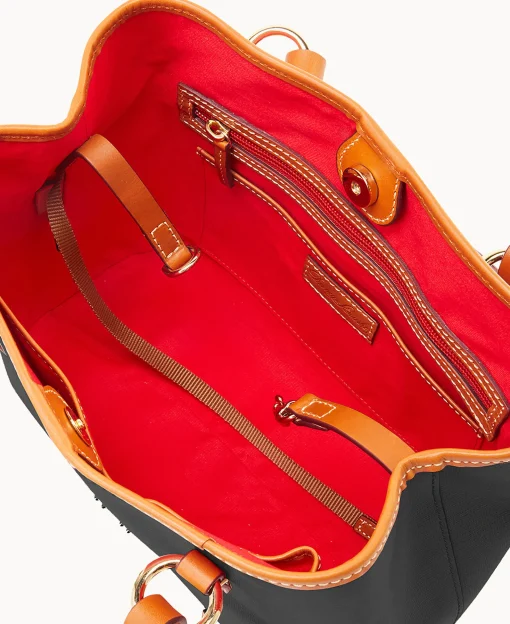 Dooney & Bourke The Saffiano Collection | Textured Leather^Saffiano Small Briana with Pouch